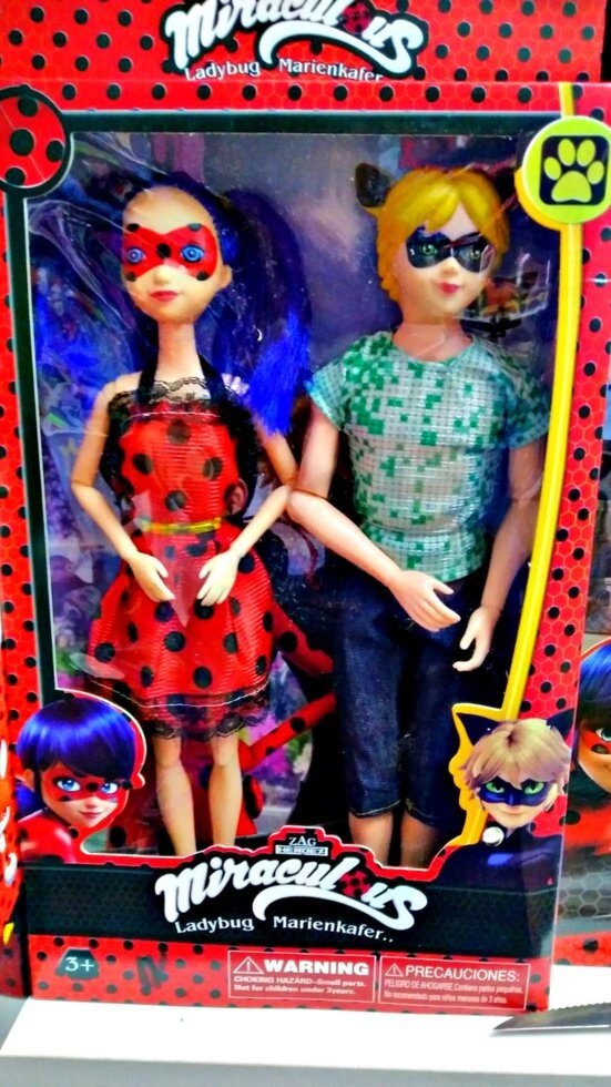 Кукла Miraculous Леди Баг или Супер-Кот 29 см (шарнирная) от компании Интернет магазин детских игрушек Ny-pogodi. by - фото 1