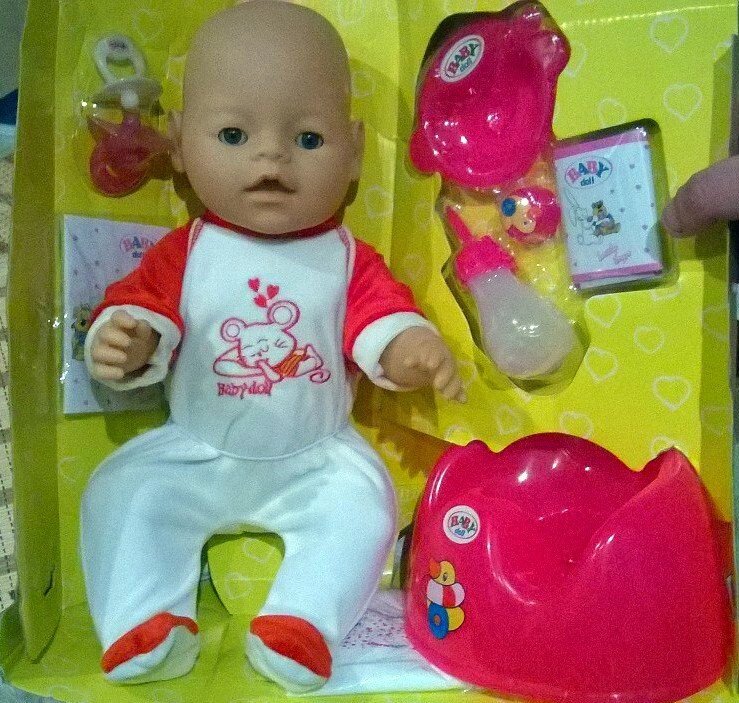 Кукла пупс 9 функций 9 аксессуаров от компании Интернет магазин детских игрушек Ny-pogodi. by - фото 1