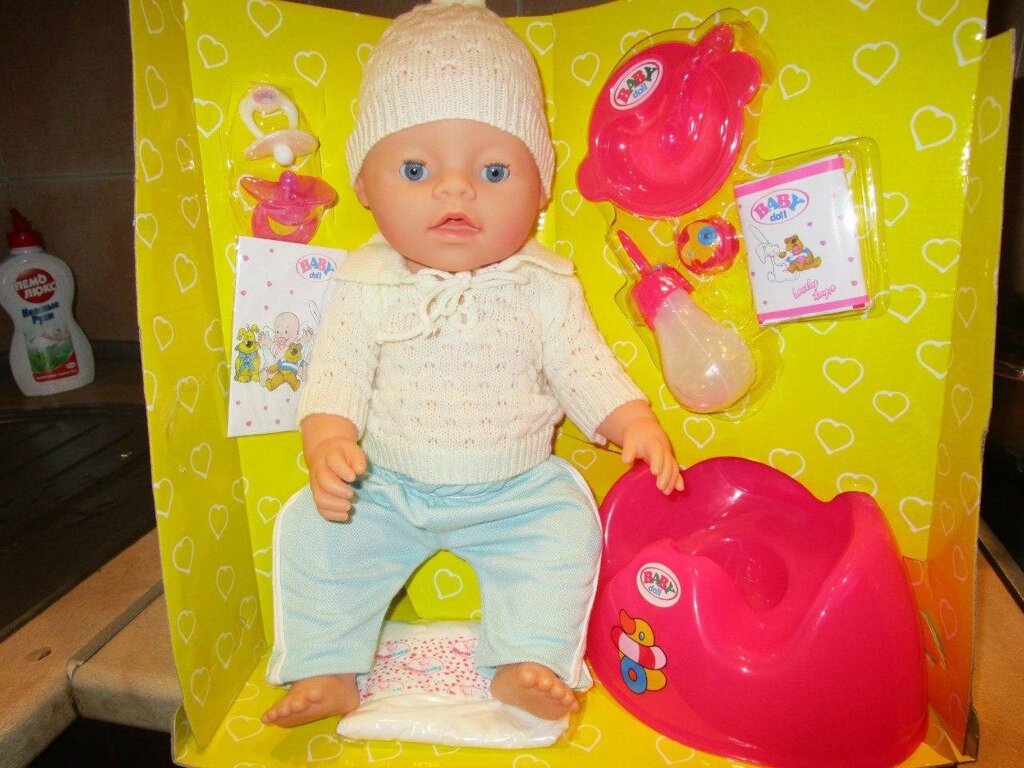 Кукла пупс Baby Born 9 функций 058-1 от компании Интернет магазин детских игрушек Ny-pogodi. by - фото 1