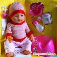 Кукла пупс baby born бейби берн с горшком от компании Интернет магазин детских игрушек Ny-pogodi. by - фото 1