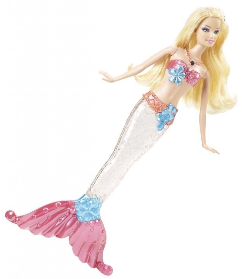 Кукла Радужная Русалка со светящимся хвостом аналог Barbie Rainbow Lights Mermaid Doll от компании Интернет магазин детских игрушек Ny-pogodi. by - фото 1