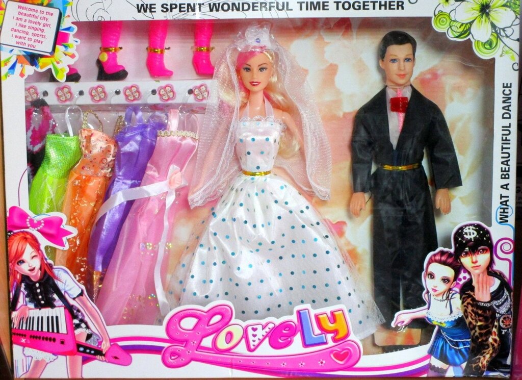 Кукла типа Barbie" Невеста и жених" с аксессуарами от компании Интернет магазин детских игрушек Ny-pogodi. by - фото 1