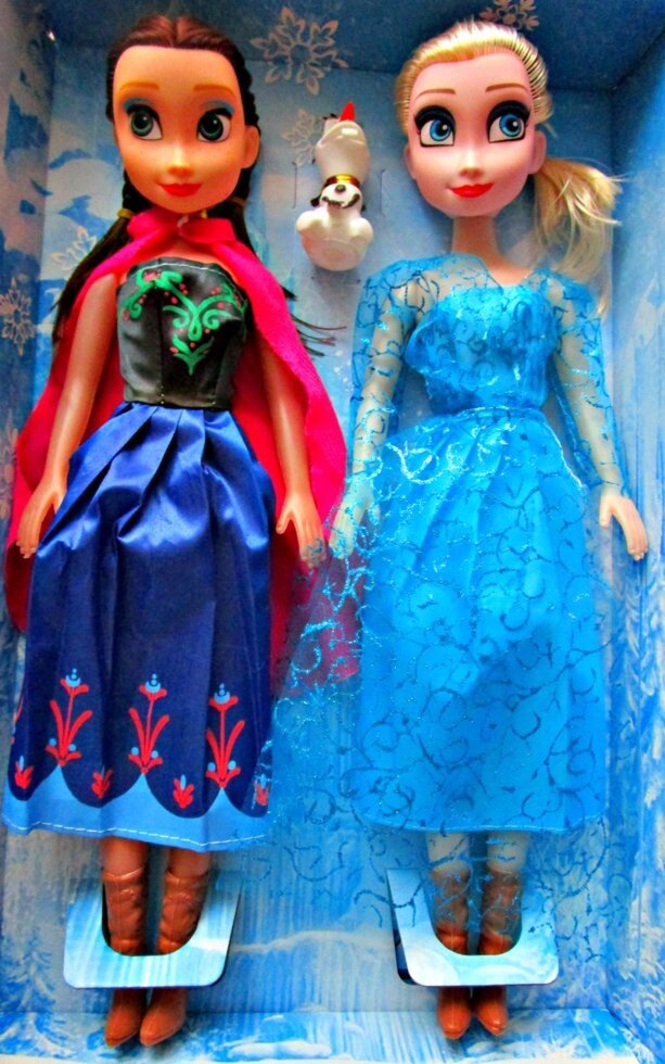 Куклы «Холодное сердце»  Frozen  Эльза и Анна и олаф арт. 3300 от компании Интернет магазин детских игрушек Ny-pogodi. by - фото 1