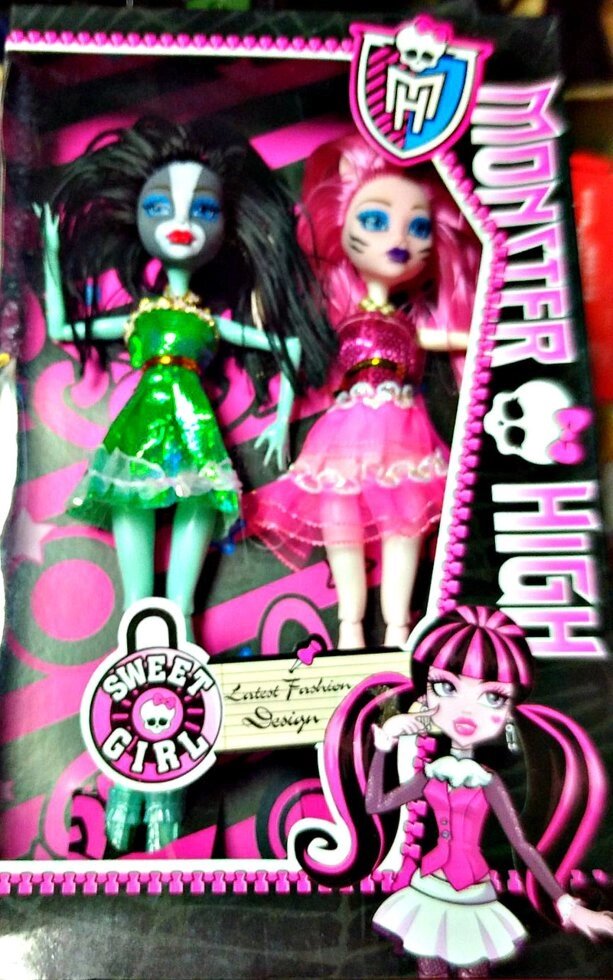 Куклы шарнирные монстр хай Monster High кошка от компании Интернет магазин детских игрушек Ny-pogodi. by - фото 1
