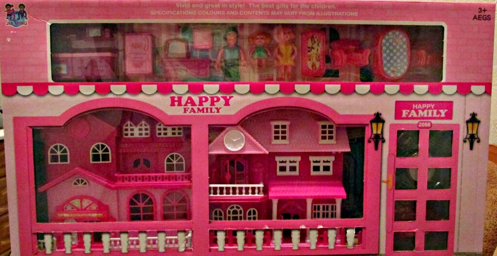 Кукольный дом 208 с куклами. мебелью батар. муз. кор. 69*8,5*40 от компании Интернет магазин детских игрушек Ny-pogodi. by - фото 1