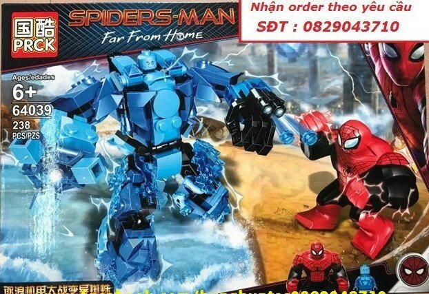 Lego Marvel Super Heroes Бой Spider man  с Лядяным Роботом PRCK 64039 от компании Интернет магазин детских игрушек Ny-pogodi. by - фото 1