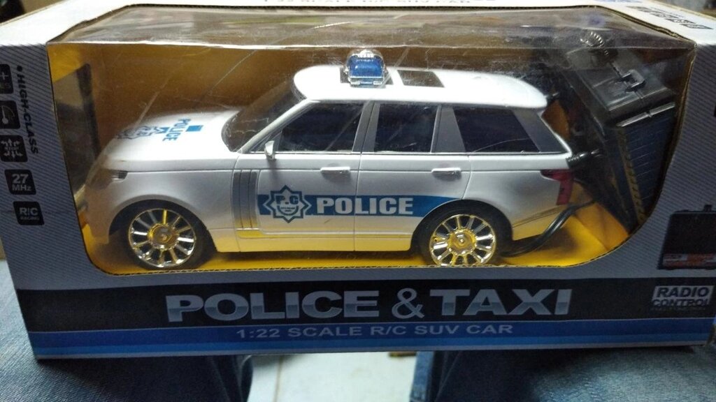 Машина джип полицейский на радиоуправлении, аккумуляторная от компании Интернет магазин детских игрушек Ny-pogodi. by - фото 1