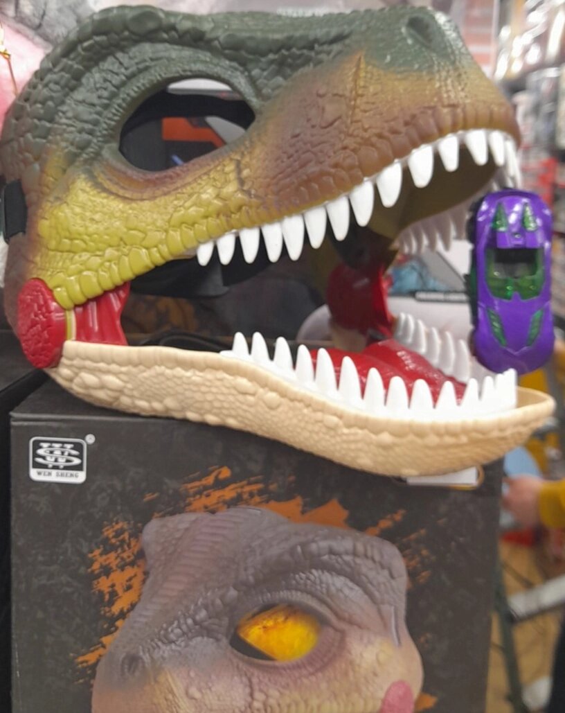 Маска шлем Динозавр дракон со звуком WS5502 от компании Интернет магазин детских игрушек Ny-pogodi. by - фото 1