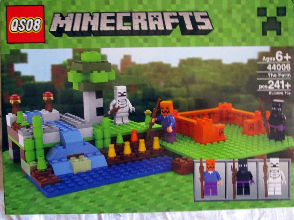 Майнкрафт Minecraft конструктор на 241+ деталей 40006 от компании Интернет магазин детских игрушек Ny-pogodi. by - фото 1