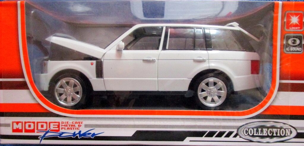 Металлическая машинка Range Rover (свет+муз+откр. дверями) от компании Интернет магазин детских игрушек Ny-pogodi. by - фото 1