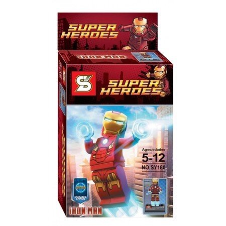 Минифигурка-аналог LEGO Marvel Супергерои: Железный Человек арт. SY180-5 от компании Интернет магазин детских игрушек Ny-pogodi. by - фото 1