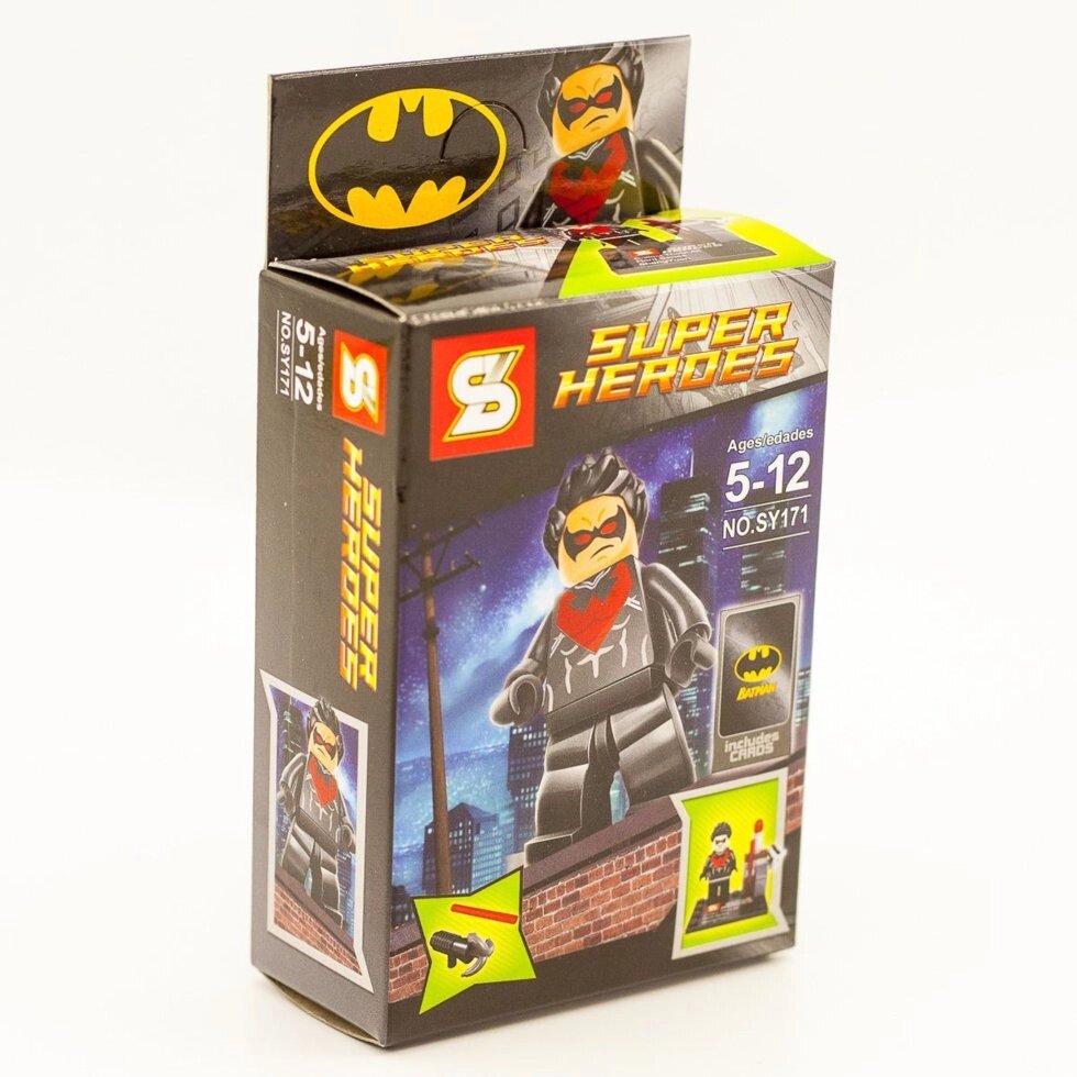 Минифигурка-аналог LEGO Супергерои Batman: арт. SY171-3 от компании Интернет магазин детских игрушек Ny-pogodi. by - фото 1