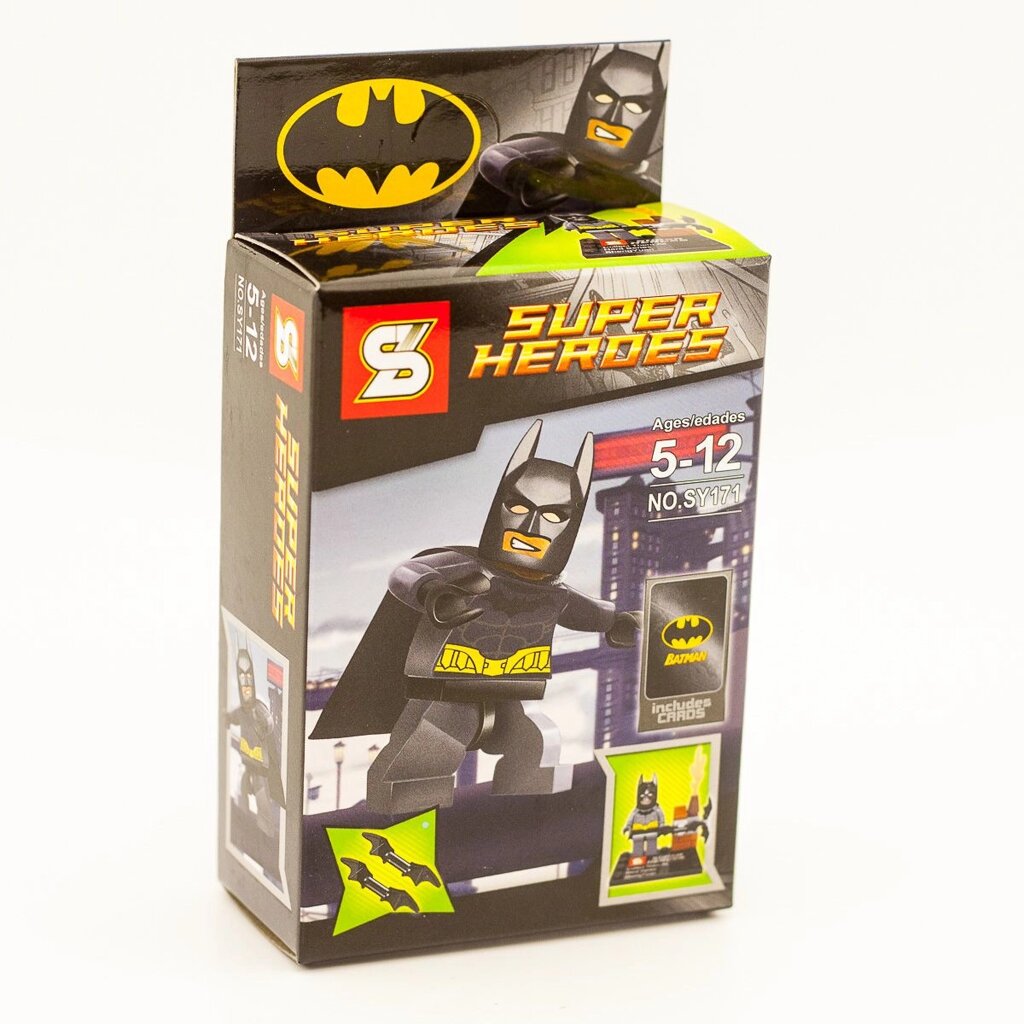 Минифигурка-аналог LEGO Супергерои Batman: арт. SY171-4 от компании Интернет магазин детских игрушек Ny-pogodi. by - фото 1
