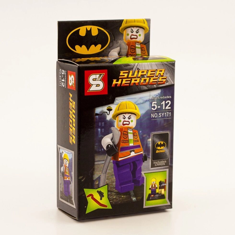 Минифигурка-аналог LEGO Супергерои Batman: арт. SY171-8 от компании Интернет магазин детских игрушек Ny-pogodi. by - фото 1