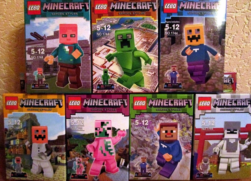 Минифигурки майнкрафт  Minecraft (в ассортименте) от компании Интернет магазин детских игрушек Ny-pogodi. by - фото 1
