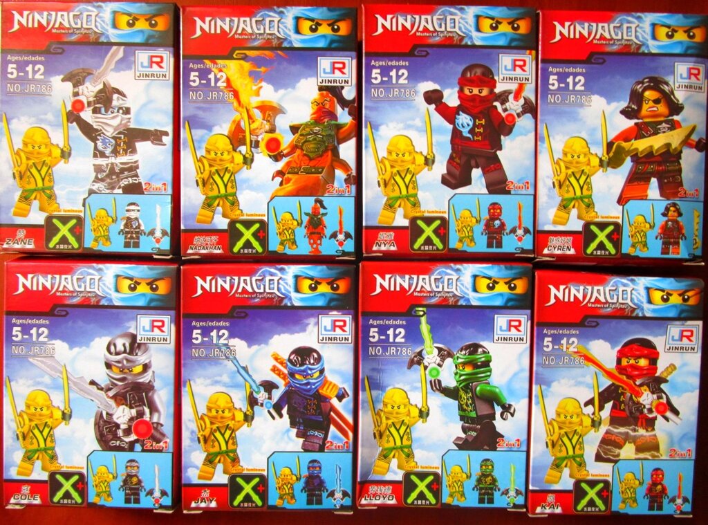 Минифигурки ninjago JR786 2 в 1 от компании Интернет магазин детских игрушек Ny-pogodi. by - фото 1