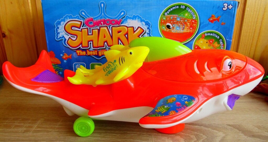 Музыкальная рыбка 3D (свет. двиг.) от компании Интернет магазин детских игрушек Ny-pogodi. by - фото 1