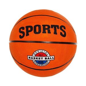 Мяч баскетбольный резиновый Sports № 7