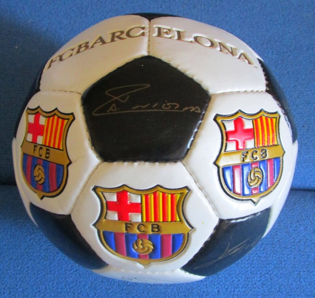 Мяч футбольный детский № 5 барселона от компании Интернет магазин детских игрушек Ny-pogodi. by - фото 1
