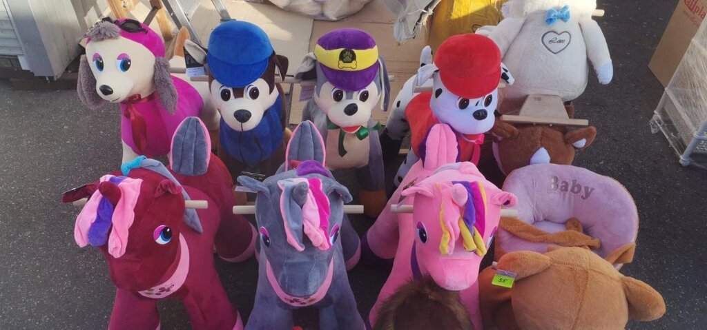 Мягкая игрушка-качалка слоник и лошадка (в ассортименте) от компании Интернет магазин детских игрушек Ny-pogodi. by - фото 1