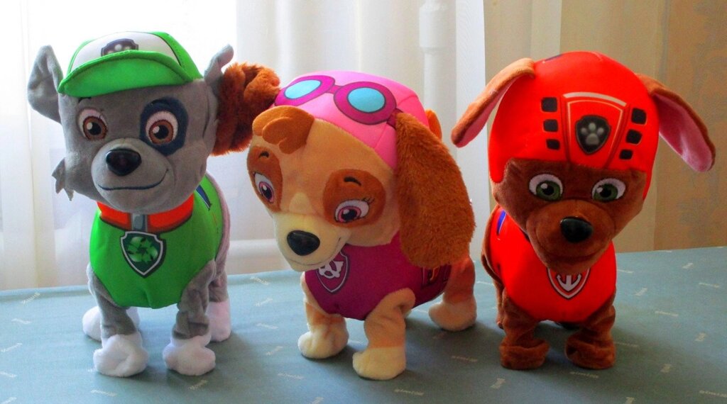 Мягкая интерактивная игрушка "щенячий патруль" под хлопок!!!!!" от компании Интернет магазин детских игрушек Ny-pogodi. by - фото 1