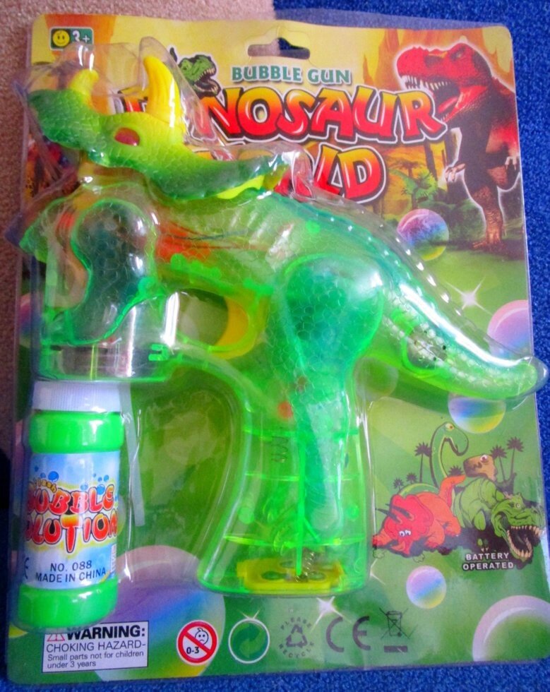 Мыльные пузыри Динозавр (свет. и звук) от компании Интернет магазин детских игрушек Ny-pogodi. by - фото 1