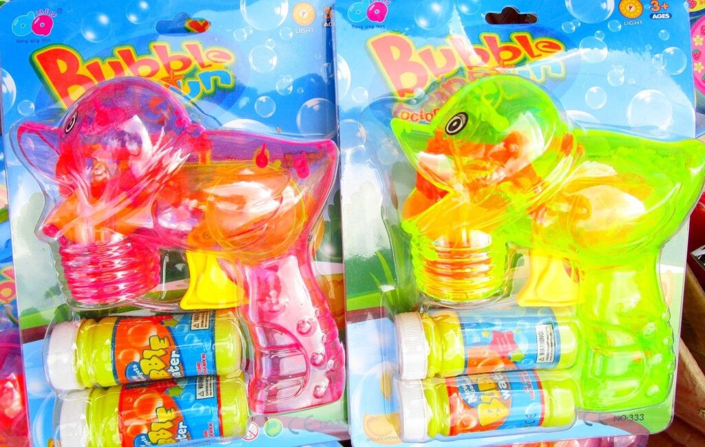 Мыльные пузыри-пистолет-уточка (свет.) от компании Интернет магазин детских игрушек Ny-pogodi. by - фото 1
