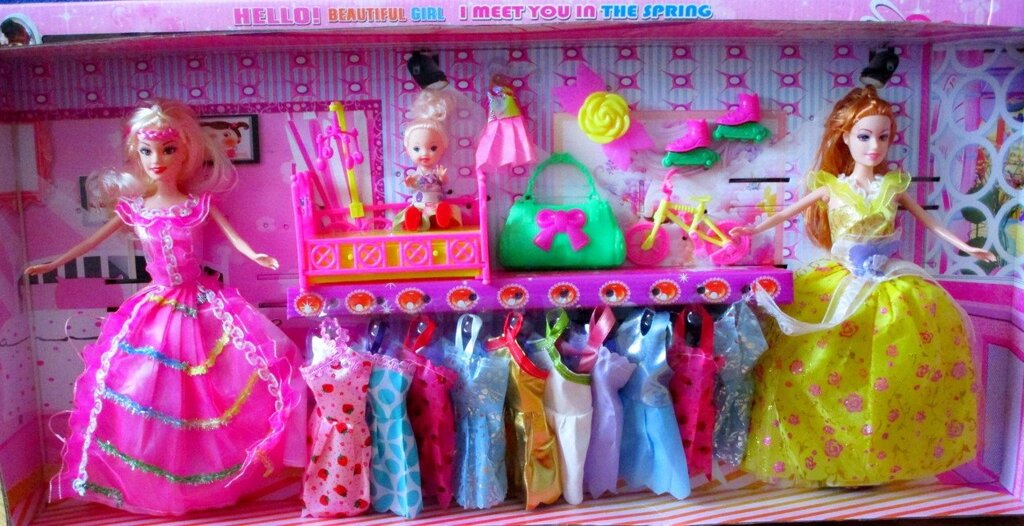 Набор аналог куклы барби с дочкой и аксессуарами от компании Интернет магазин детских игрушек Ny-pogodi. by - фото 1