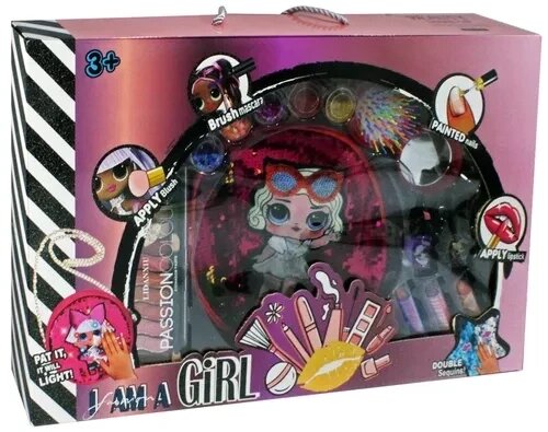 Набор детской косметики I AM A GIRL с косметичкой 30 предметов от компании Интернет магазин детских игрушек Ny-pogodi. by - фото 1