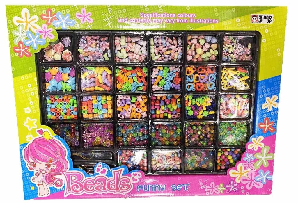 Набор для плетения украшений из бисера для девочки Beads от компании Интернет магазин детских игрушек Ny-pogodi. by - фото 1