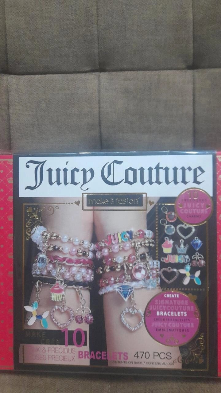 Набор для создания браслетов бижутерии Модные украшения Juicy Couture, 470 деталей для девочки Beads D17-265 от компании Интернет магазин детских игрушек Ny-pogodi. by - фото 1