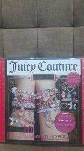 Набор для создания браслетов бижутерии Модные украшения Juicy Couture, 470 деталей для девочки Beads D17-265