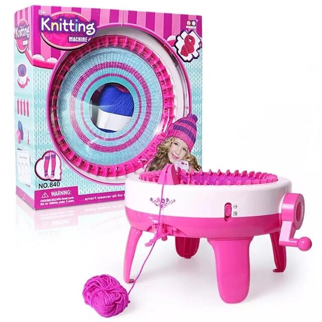Набор для творчества Вязальная машина с нитками Knitting machine 840 от компании Интернет магазин детских игрушек Ny-pogodi. by - фото 1