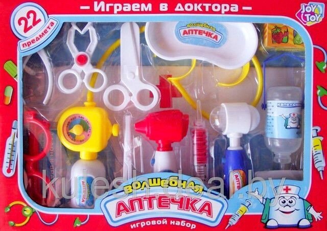 Набор доктора "Bолшебная аптечка" 2554 Joy Toy 22 предмета от компании Интернет магазин детских игрушек Ny-pogodi. by - фото 1
