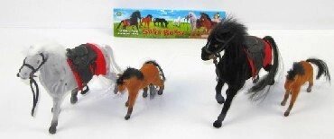 Набор игрушечных лошадок (в пакете) от компании Интернет магазин детских игрушек Ny-pogodi. by - фото 1