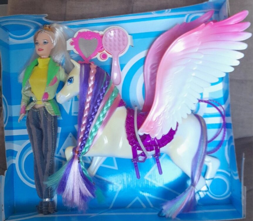 Набор кукла Барби и лошадь пегас и аксессуары 66425 от компании Интернет магазин детских игрушек Ny-pogodi. by - фото 1