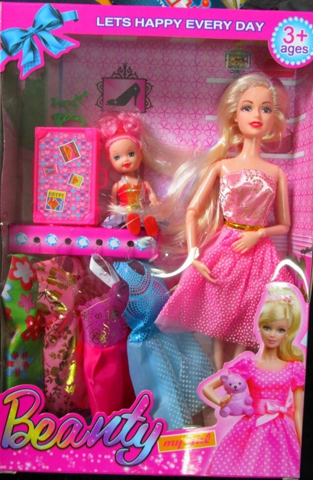 Набор кукла шарнирная с дочкой и аксессуарами от компании Интернет магазин детских игрушек Ny-pogodi. by - фото 1