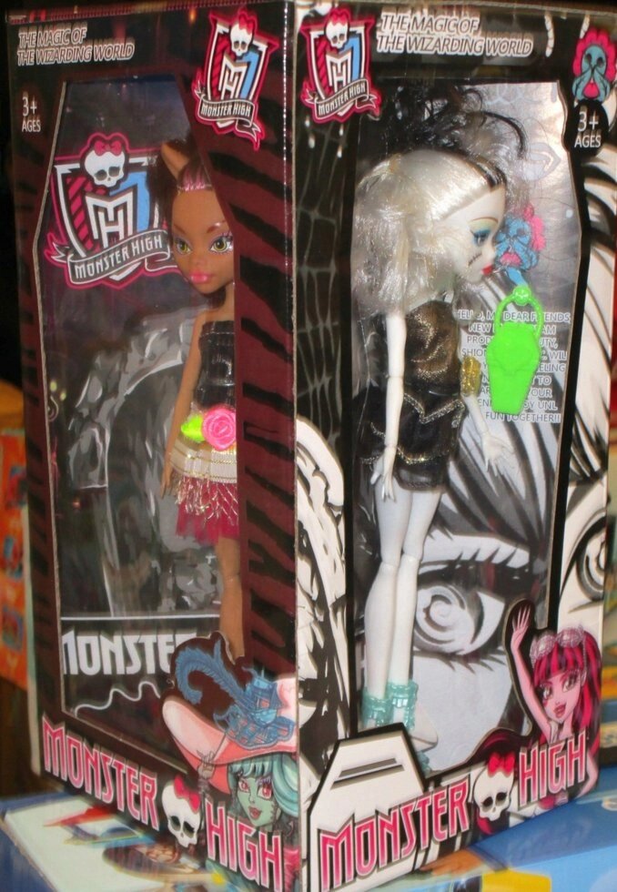 Набор Куклы шарнирные  монстр хай  Monster High 4в 1 от компании Интернет магазин детских игрушек Ny-pogodi. by - фото 1