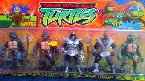 Набор ninja turtles 5 в 1 (свет.)