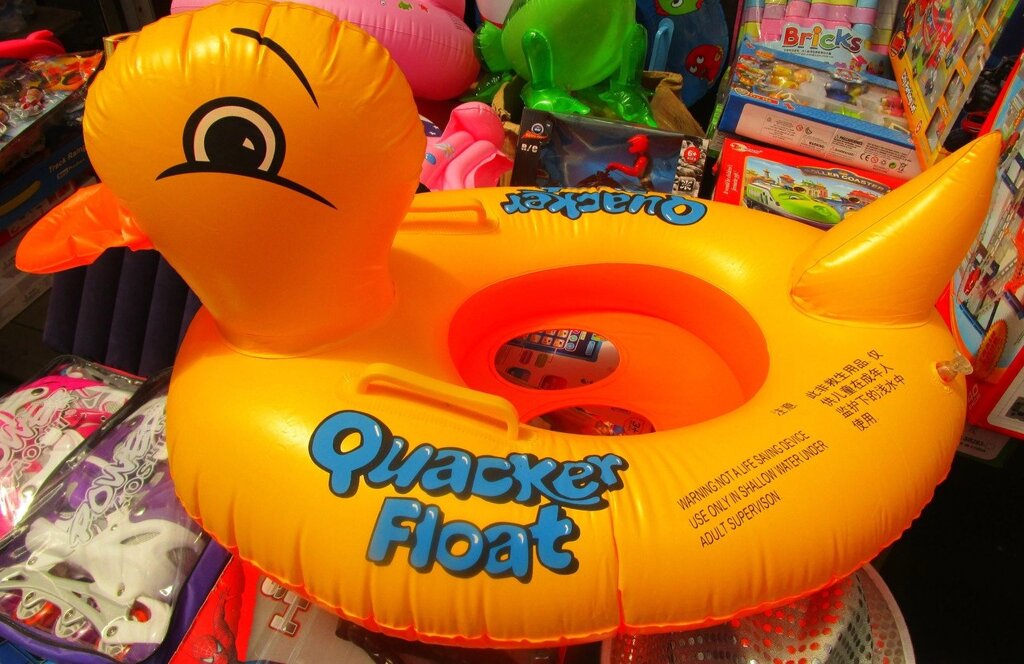 Надувной круг для плавания "уточка". "черепашка" от компании Интернет магазин детских игрушек Ny-pogodi. by - фото 1