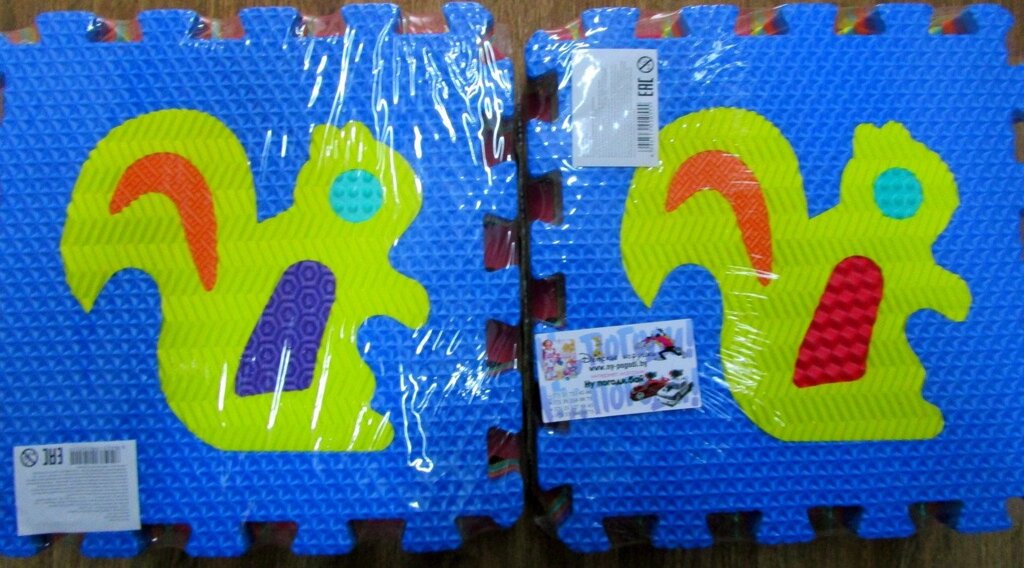 Пазл-коврик "животные ," овощи", бабочки"- высокого качества от компании Интернет магазин детских игрушек Ny-pogodi. by - фото 1