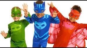 Детский карнавальный костюм PJ MASKS герои в масках