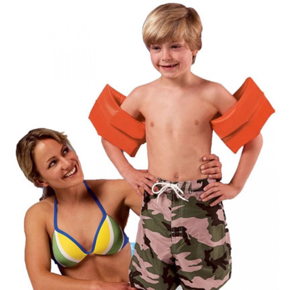 Надувные нарукавники детские 6-12 лет для плавания 25х17 см Intex 59642 - гарантия