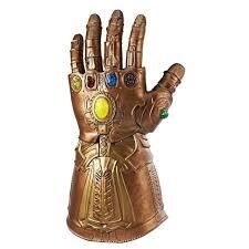 Перчатка бесконечности рука Таноса резиновая Thanos Marvel Legends свет звук 1820-st