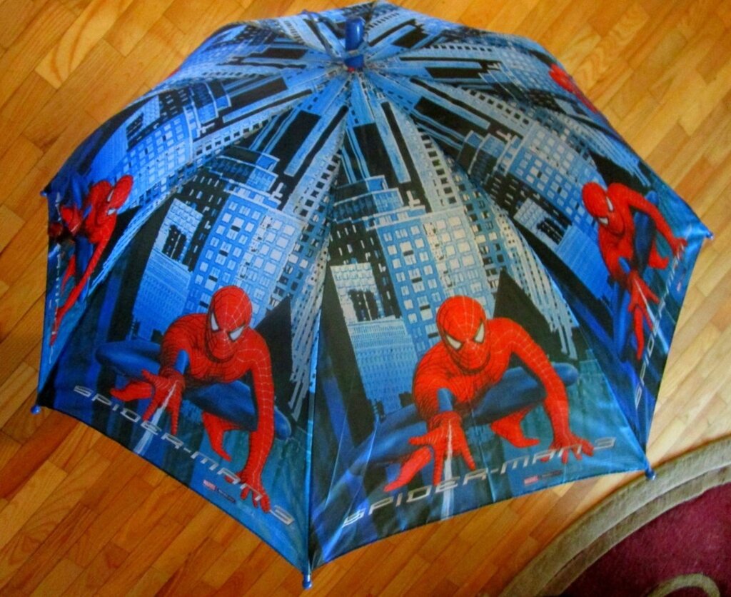Зонт детский человек паук - характеристики