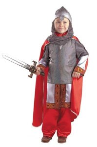Детский карнавальный костюм рыцарь, новогодний маскарадный костюм рыцарь для утренника размер S