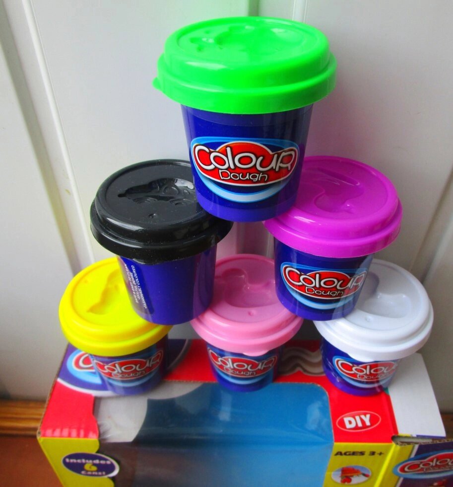 Пластилин тесто для лепки Play-Doh Плей-До аналог "6 в 1" от компании Интернет магазин детских игрушек Ny-pogodi. by - фото 1