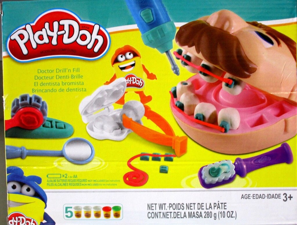 Play Doh Плей До  "Стоматолог" (Дантист) мистер зубастик 6620-2 от компании Интернет магазин детских игрушек Ny-pogodi. by - фото 1