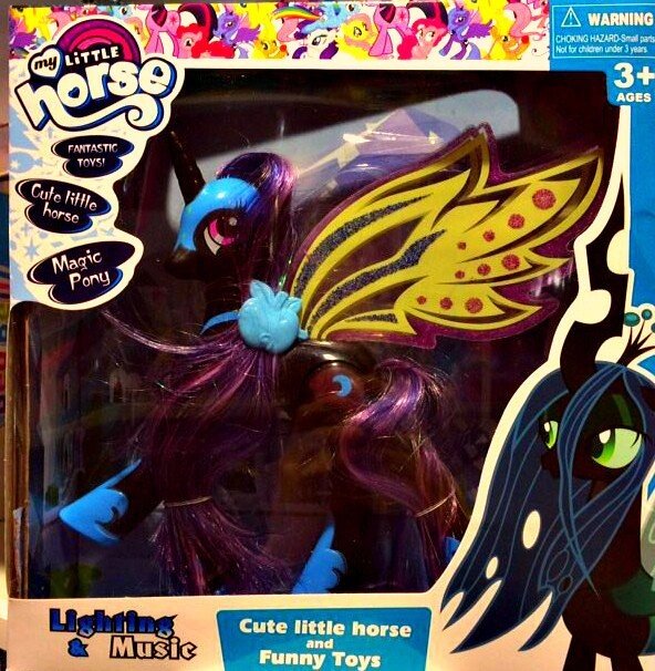 Пони My Little Pony принцесса черная Луна Nightmare Moon (муз+свет) от компании Интернет магазин детских игрушек Ny-pogodi. by - фото 1