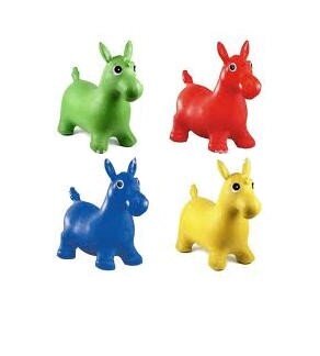 Прыгуны - музкальный ослик и синяя музыкальная корова от компании Интернет магазин детских игрушек Ny-pogodi. by - фото 1